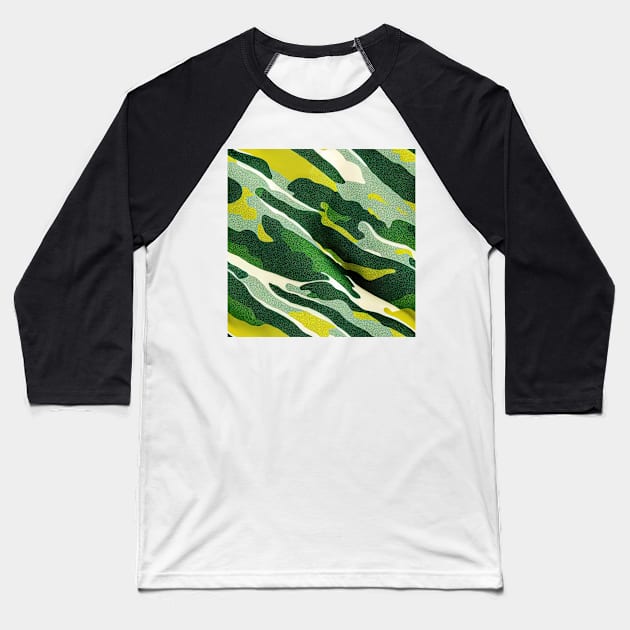 Jungle Camouflage Army Pattern, a perfect gift for all soldiers, asg and paintball fans! #36 Baseball T-Shirt by Endless-Designs